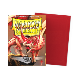 Dragon Shield - Matte Sleeves (Standard) - Ruby (100 Sleeves)