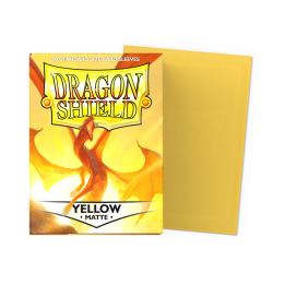 Dragon Shield - Matte Sleeves (Standard) - Yellow (100 Sleeves)