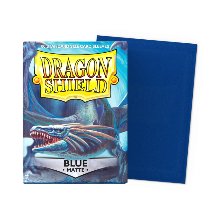 Dragon Shield - Matte Sleeves (Standard) - Blue (100 Sleeves)