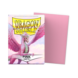 Dragon Shield - Matte Sleeves (Standard) - Pink (100 Sleeves)