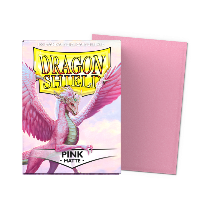 Dragon Shield - Matte Sleeves (Standard) - Pink (100 Sleeves)
