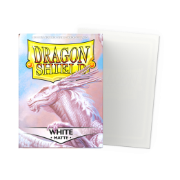 Dragon Shield - Matte Sleeves (Standard) - White (100 Sleeves)