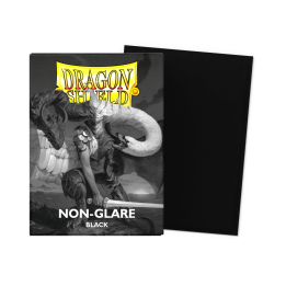 Dragon Shield - Matte Sleeves (Standard) - Non-Glare - Black V2 (100 Sleeves)