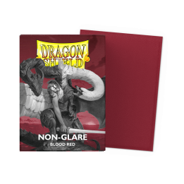 Dragon Shield - Matte Sleeves (Standard) - Non-Glare - Blood Red (100 Sleeves)