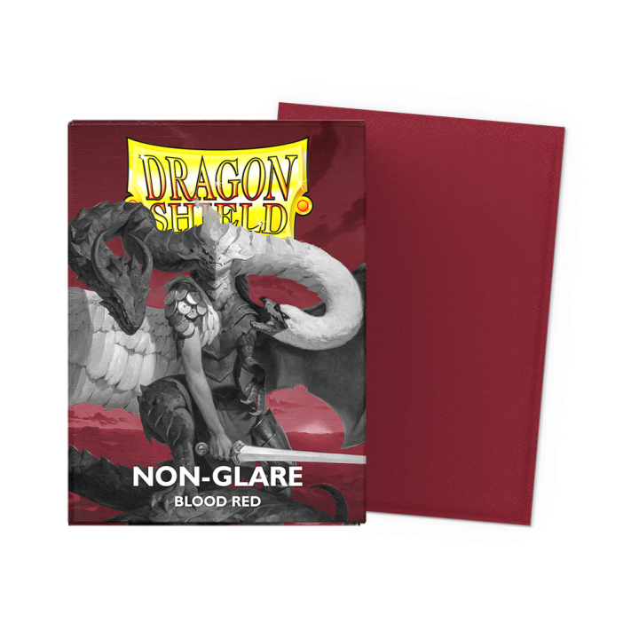 Dragon Shield - Matte Sleeves (Standard) - Non-Glare - Blood Red (100 Sleeves)