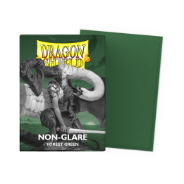 Dragon Shield - Matte Sleeves (Standard) - Non-Glare - Forest Green (100 Sleeves)