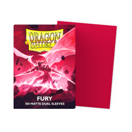 Dragon Shield - Matte Dual Sleeves (Standard) - Fury (100 Sleeves)
