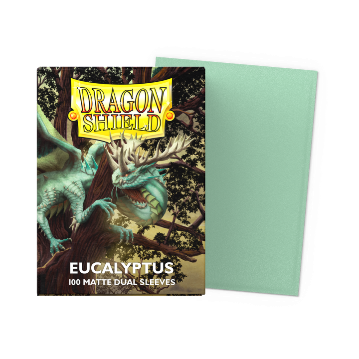 Dragon Shield - Matte Dual Sleeves (Standard) - Eucalyptus (100 Sleeves)