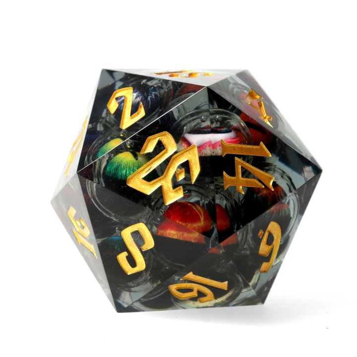 GlassStaff - d20 33mm (Floating Eyes) - Beholden