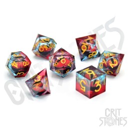 GlassStaff - Dice Set (Floating Eye) - Chromatic Dragon's Gaze