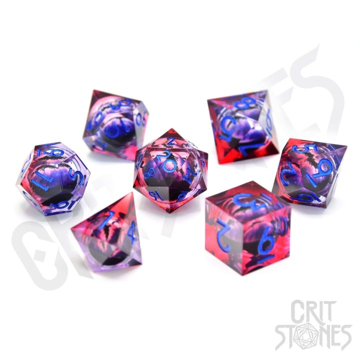 GlassStaff - Dice Set (Floating Eye) - Elder Dragon's Gaze