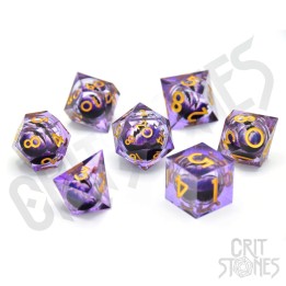 GlassStaff - Dice Set (Floating Eye) - Poison Dragon's Gaze