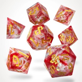 GlassStaff - Dice Set (Liquid Core) - Bloodstone Relics