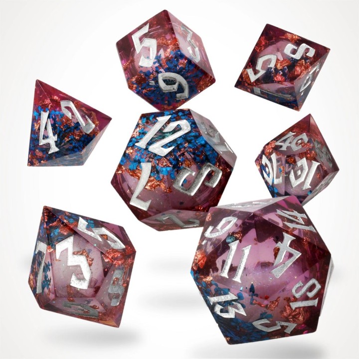 GlassStaff - Dice Set (Liquid Core) - Fey Mist