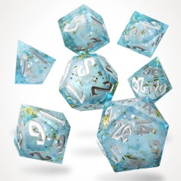 GlassStaff - Dice Set (Liquid Core) - Flux Fortune