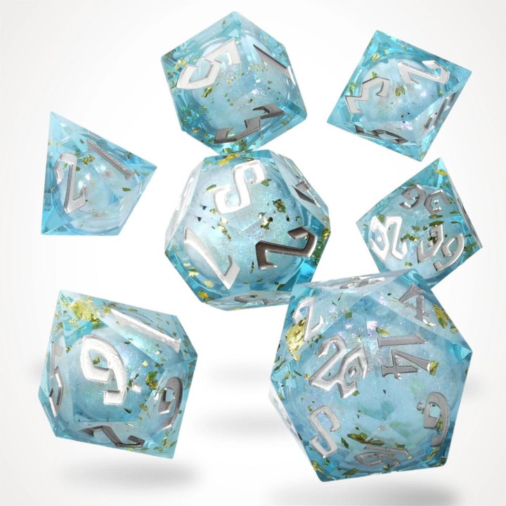 GlassStaff - Dice Set (Liquid Core) - Flux Fortune