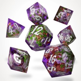 GlassStaff - Dice Set (Liquid Core) - Herbalist's Dream