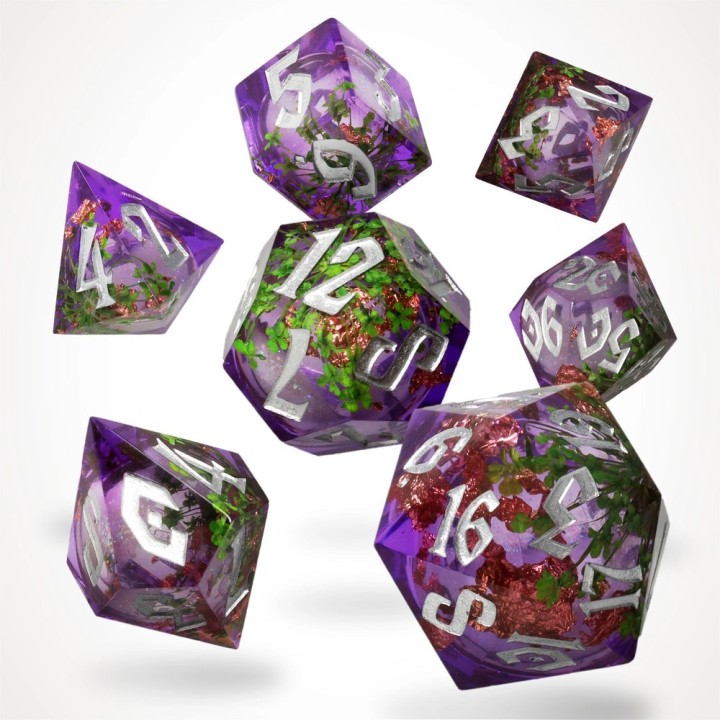 GlassStaff - Dice Set (Liquid Core) - Herbalist's Dream