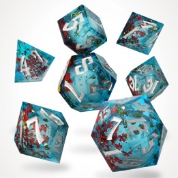 GlassStaff - Dice Set (Liquid Core) - Mermaid's Maelstrom