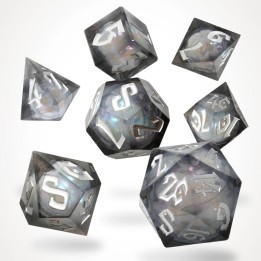 GlassStaff - Dice Set (Liquid Core) - Nebula Night
