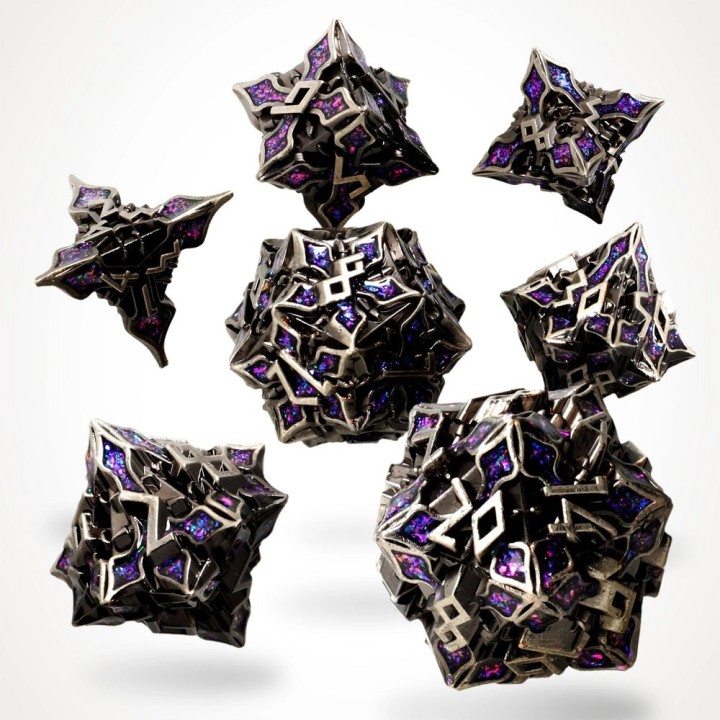 GlassStaff - Dice Set (Metal) - Arcane Alloy