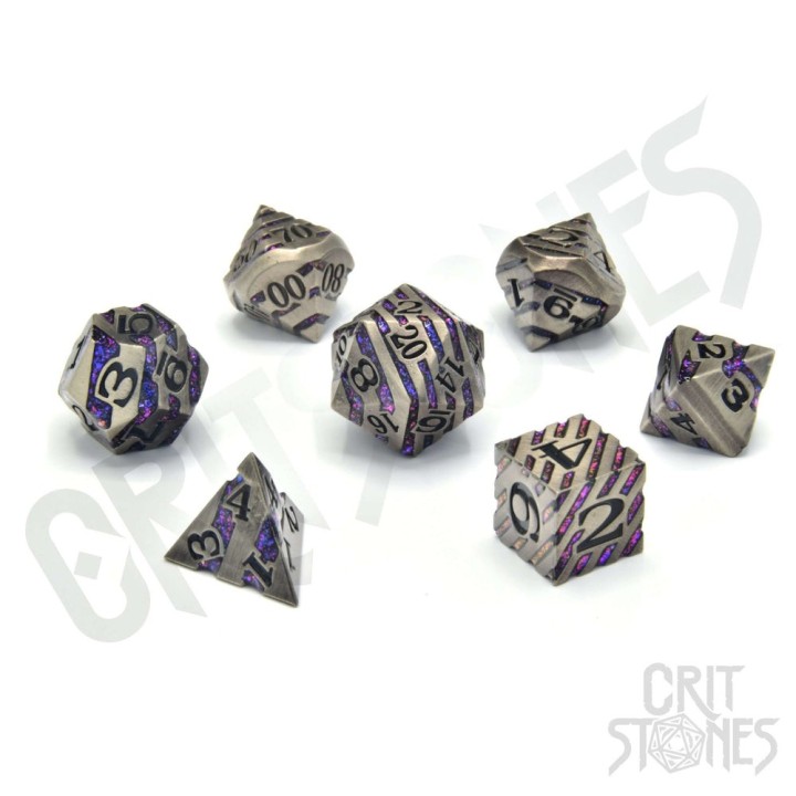 GlassStaff - Dice Set (Metal) - Arcanist's Aura