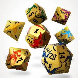 GlassStaff - Dice Set (Metal) - Aurum Ascension