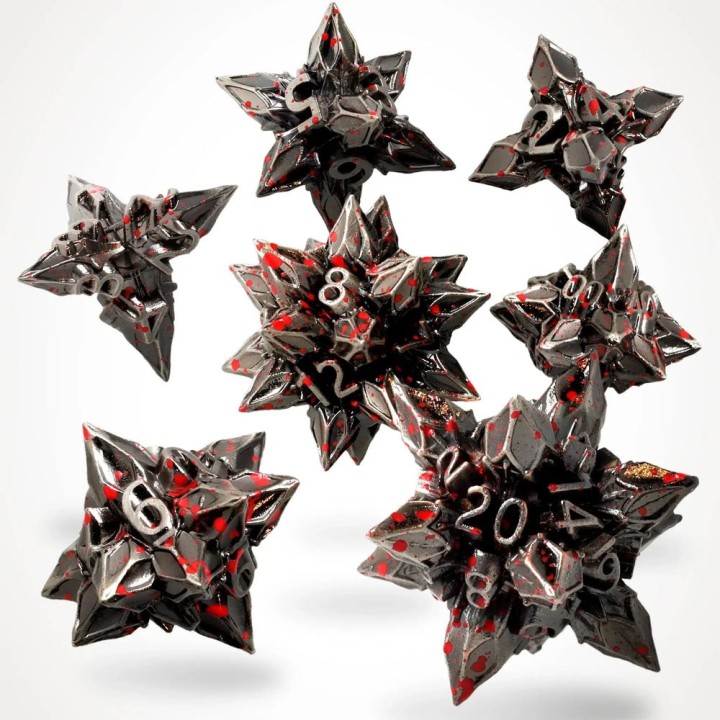 GlassStaff - Dice Set (Metal) - Brutal Bane
