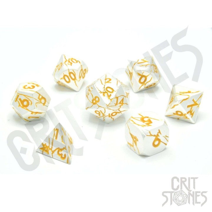 GlassStaff - Dice Set (Metal) - Divine Decree