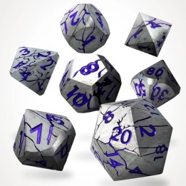 GlassStaff - Dice Set (Metal) - Echoes in Steel