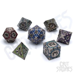 GlassStaff - Dice Set (Metal) - Ecliptic Alloy