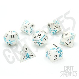 GlassStaff - Dice Set (Metal) - Iris Blossom