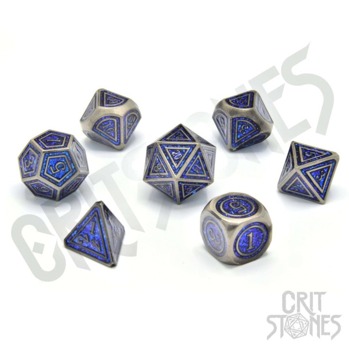GlassStaff - Dice Set (Metal) - Paladin's Pledge