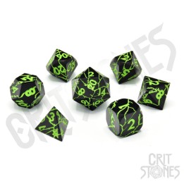 GlassStaff - Dice Set (Metal) - Raving Poison