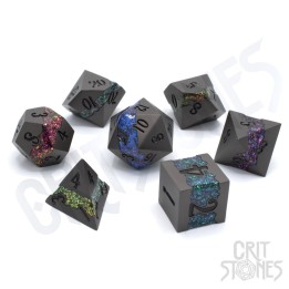 GlassStaff - Dice Set (Metal) - Spectrum Trails