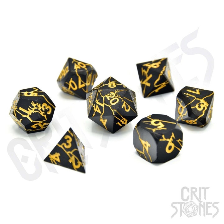 GlassStaff - Dice Set (Metal) - Torn Mystic