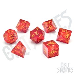 GlassStaff - Dice Set (Resin) - Dragonheart Sharp Edge